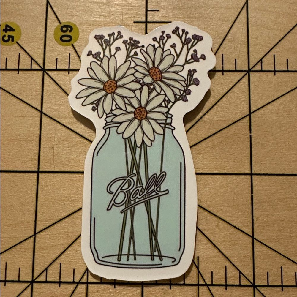 NEW Flower Daisy Aesthetic Waterproof Vinyl Sticker
